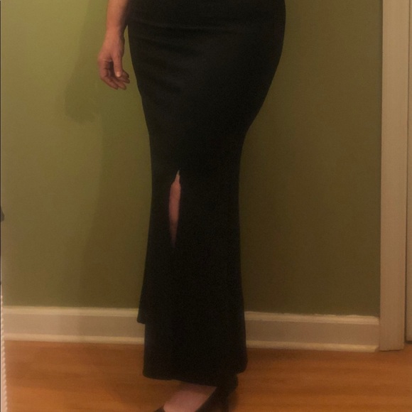 Vfshow Off Shoulder Bell Sleeve Formal Evening Wedding Party Maxi Dress Large - Picture 6 of 7